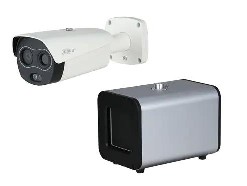 Dahua mesterséges intelligenciával ellátott hőkamerás testhőmérséklet-mérő rendszer